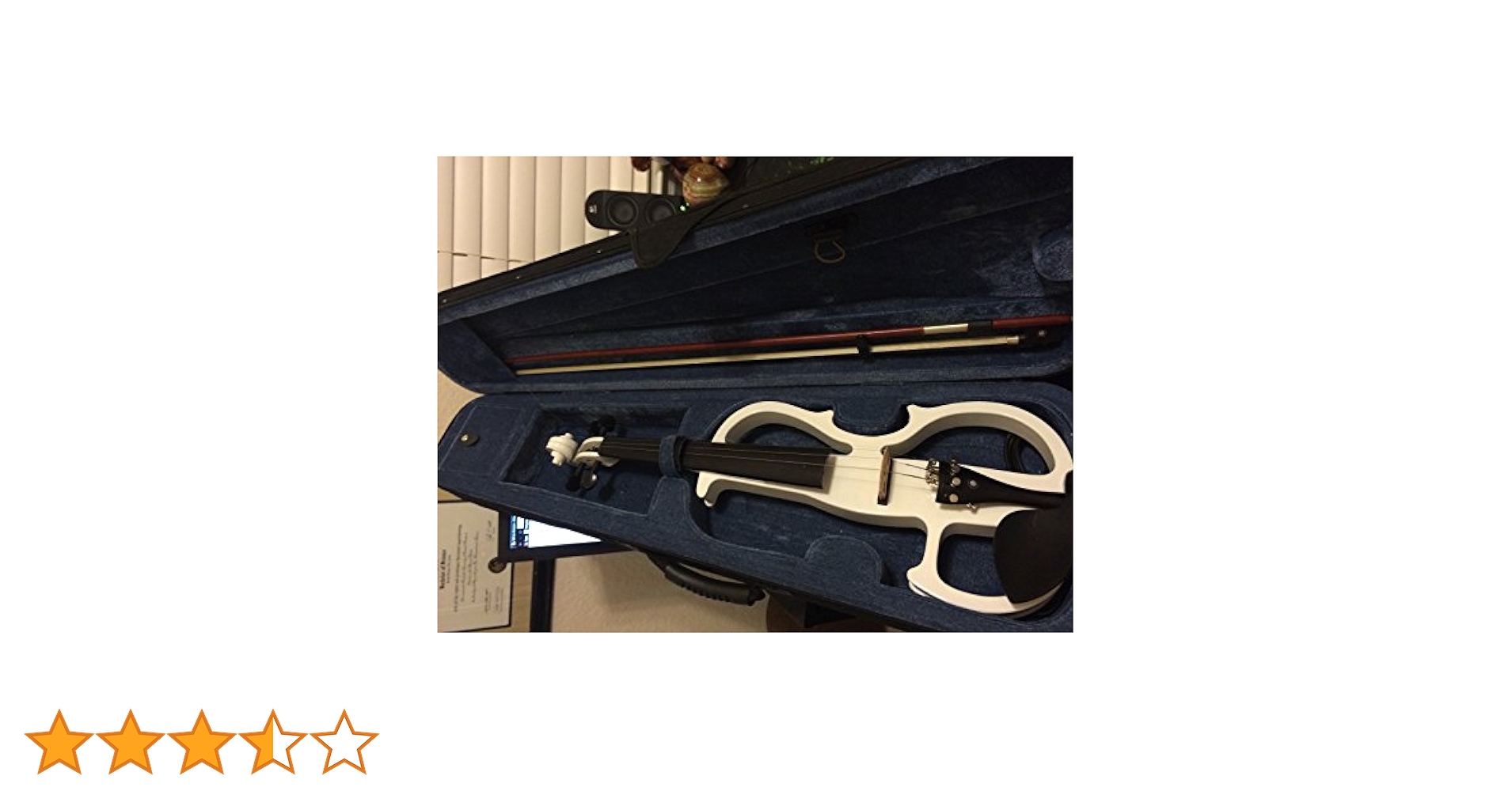 Cecilio 4/4 サイレントバイオリン エレキバイオリン Amazon.com: Cecilio Silent Electric Solid Wood Violin Kit
